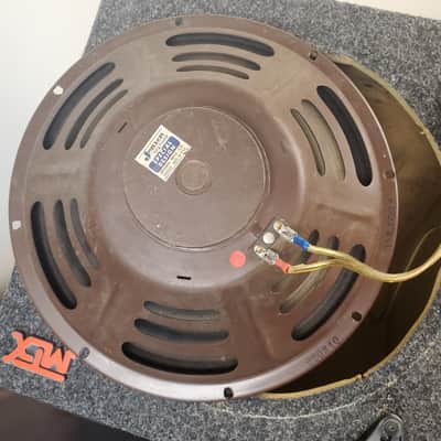 1963 Jensen C12-RL Ceramic 12" Speaker Black Carpet In Car Stereo Cab Extension Speaker Guitar Amp 8ohm image 1