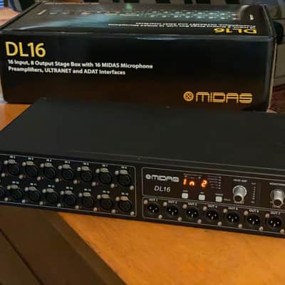 Midas DL16 ethernet stage box image 2