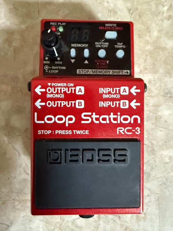 Boss RC-3 Loop Station 2011 - Present - Red
