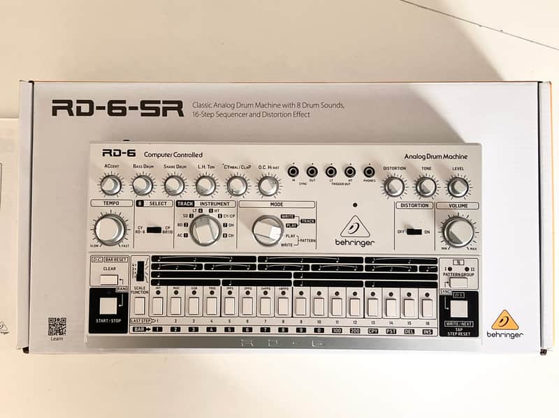 Behringer RD-6-SR SILVER - Analog Drum Machine 2020 image 1