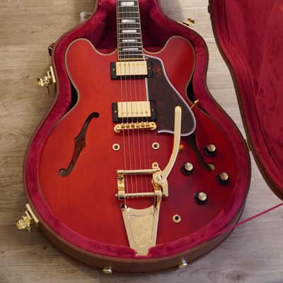Epiphone "Inspired by Gibson Custom" '59 ES-355 With Bigsby 2025 - Present - Cherry Red Inspired by Noel Gallagher image 7