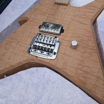 Custom All-Maple Ironbird style guitar 2024 w/Kahler image 4