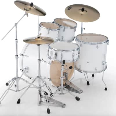 Pearl Export 5-Piece Drum Set - 22" Bass Drum PURE WHITE image 4