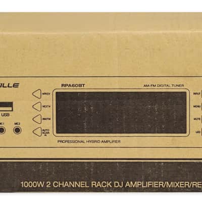 (2) Rockville SPGN104 10" 1600w DJ PA Speakers+Bluetooth Amplifier+Stands+Cables image 15