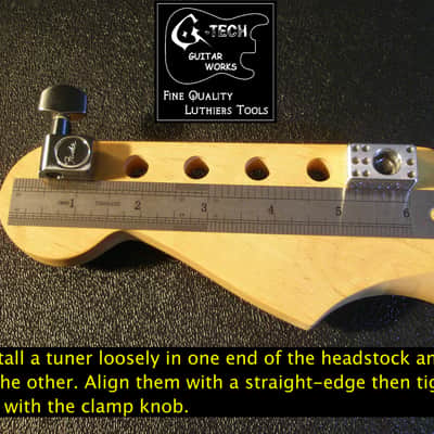 G-Tech Guitar Works Tuner Drilling Jig - Single/Two Pin - Fender Schaller Squier - Locking image 6