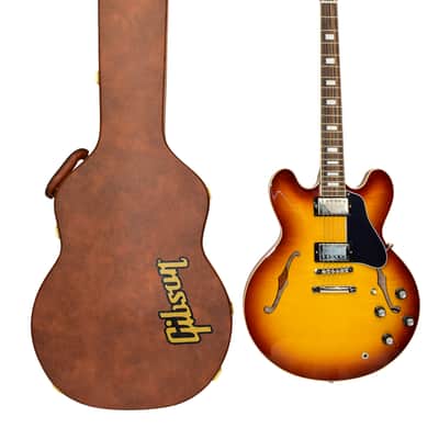 2026 Gibson ES35F00ITNH1 ES-335 Figured Electric Guitar, Rosewood Fingerboard, Iced Tea w/ Case image 1