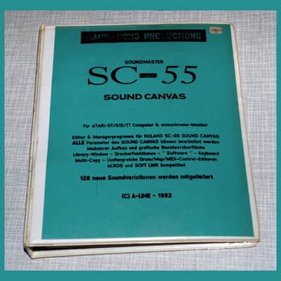 KÄNG-KONG- SC-55 Editor/Librarian für Atari ST - Deutsche Anleitung