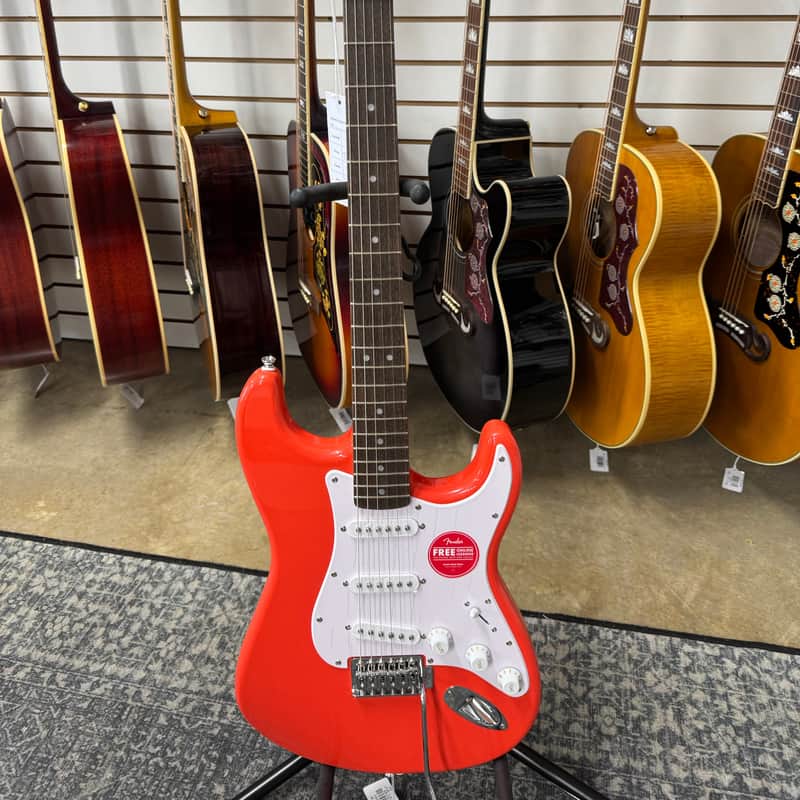 Squier Limited Edition Sonic Stratocaster - Fiesta Red - B Stock image 1
