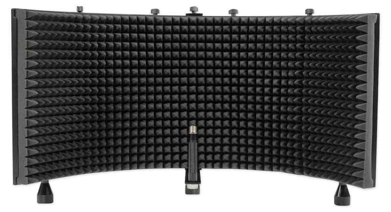 Rockville ROCKSHIELD 3 Large Isolation Shield For Recording Vocals + Instruments image 1