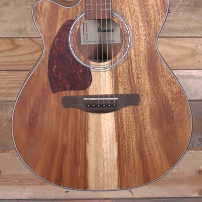 Ibanez PC50WSLCE Left-Handed Acoustic/Electric Guitar Open Pore Brown image 1
