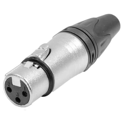 Seismic Audio - 4 Pack of Premium 3 Pin XLR Female Cable Connectors - Mic Plugs image 2