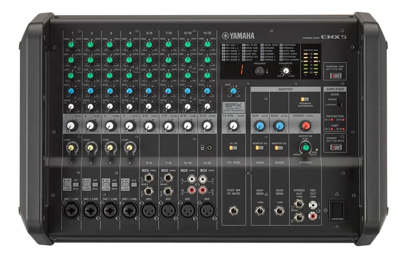 Yamaha EMX5 12-Channel Powered Mixer image 1