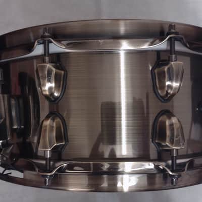Mapex Black Panther Brass Cat 14x5.5" Brass Snare Drum with Brass Hardware - Antique Brass image 8