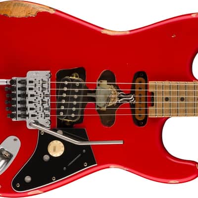 Pre-Order! EVH Frankie relic electric guitar in red finish image 1