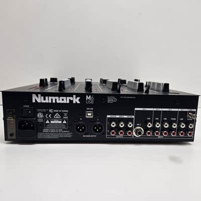 Numark M6 USB 4-channel DJ Mixer 2010s - Black image 3