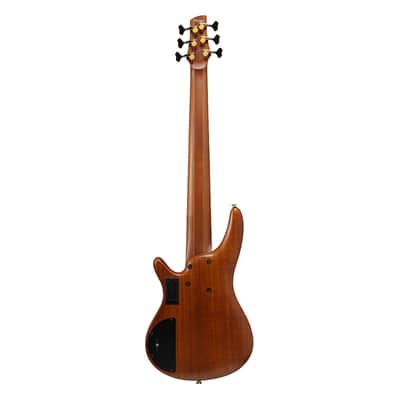Ibanez SR5506MHF SR Prestige 6-String Bass Guitar - Mocha Flat image 8