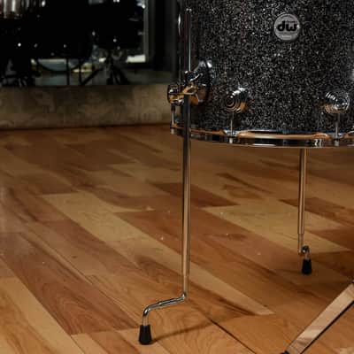 DW Drums - Drum Workshop Maple/Mahogany - Black Galaxy -Custom Made Shell Layup Dimensions! image 3
