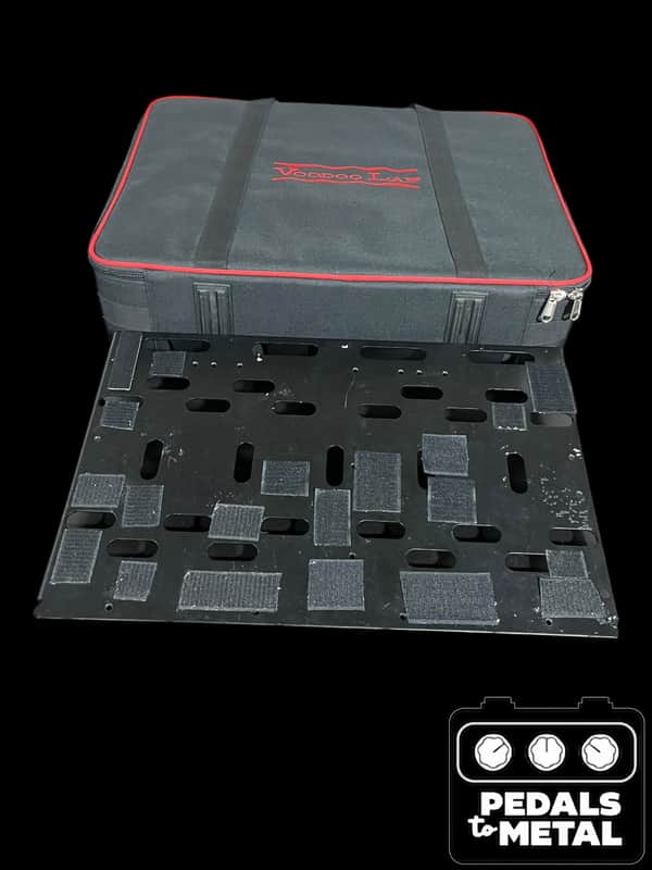 Voodoo Lab Dingbat Medium Pedalboard with Case 2010s - Black X16283 image 1