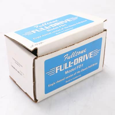 Fulltone Full-Drive FD1 Overdrive Guitar Effects Pedal w/ Box & Manual #50131 image 2