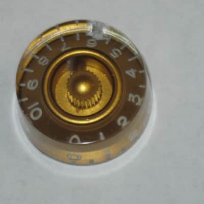 THREE used kind of relic'ed genuine Gibson GOLD SPEED KNOBS (ONLY 3 of the 4 knobs from PRSK-020 set are for sale) from 1990s image 15