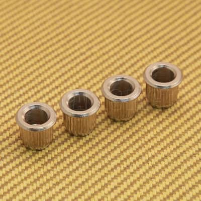 004-8604-049 (4) Fender Amer. Deluxe Jazz P Bass Body String Ferrules Nickel