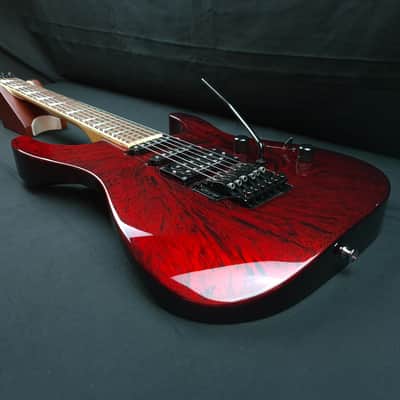 Jackson DK2 Dinky Pro 2007 Crimson Swirl Made In Japan Seymour Duncan Pickups + Original Hardcase image 8