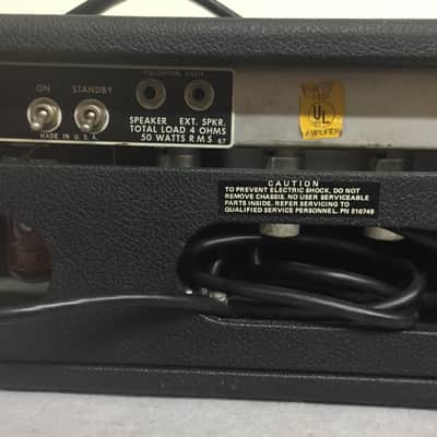 Fender Bassman 50 2-Channel 50-Watt Guitar Amp Head 1972 - 1976 - Silverface image 11