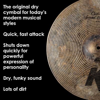 Zildjian K Custom Special Dry 16" Crash Cymbal, (K1416) image 5