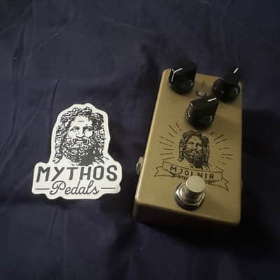 Mythos Pedals Mjolnir Overdrive 2010s - Gold with Black Knobs image 2