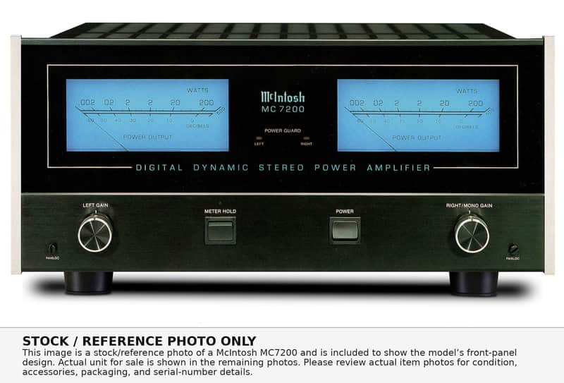 🎶✨ McIntosh MAC7200 Stereo Receiver — Open Box, Never Used, Original Factory Box, Manual & Accessories, 200WPC