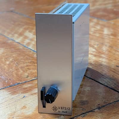 With audio demo: Vintage Telefunken V672/2 mic preamp - variable gain 30 .. 60 dB - plug & play - fully recapped image 2