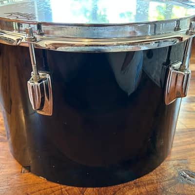 Vintage 1980s Tama Imperialstar 9 x 13 Drum Concert Tom OG Jet Black Wrap image 4