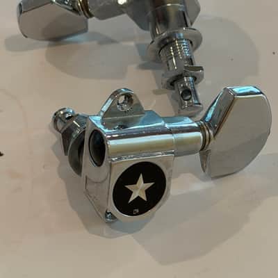 Gotoh Greco Ibanez Star Tuners 3x3 1970s 1980s Chrome image 5