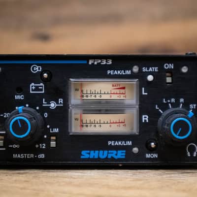 Shure FP33 3-input 2 Output Portable Stereo Mixer Field FP-33 U286430 Bild 5