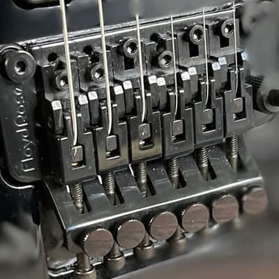 Used Washburn USA Custom Shop Idol WI-556 B Electric Guitar with Case - Gloss Black image 10