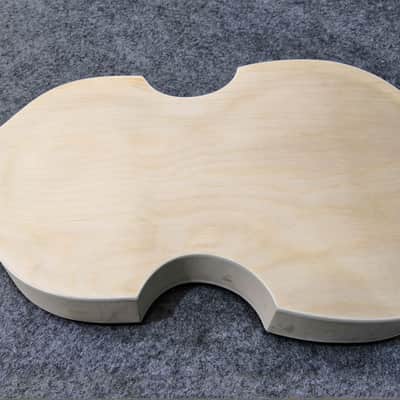Violin Style Electric Bass Guitar DIY Kit – Set Neck Short Scale Build Your Own Bass image 4