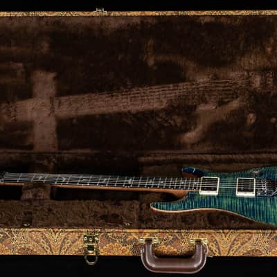 PRS Wood Library Custom 24 Floyd River Blue 10 Top (610) image 7