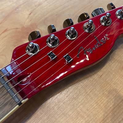 Fender Special Edition Custom Telecaster FMT HH Crimson Red Transparent image 12