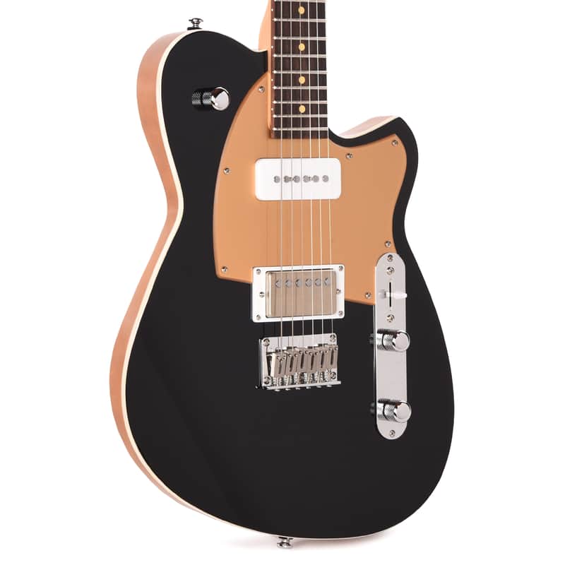 Reverend Charger H90 Electric Guitar Midnight Black