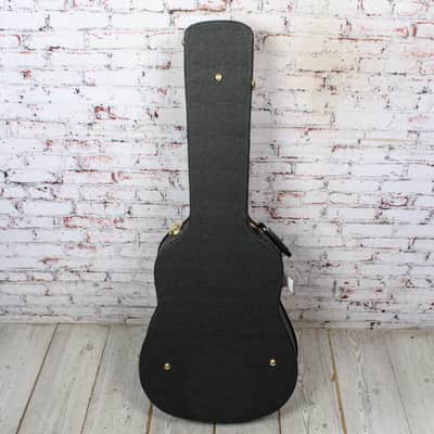 Fender - Paramount PD-220E Dreadnought Acoustic/Electric Solid Mahogany Aged Congac Burst w/ Hardshell Case - USED image 16