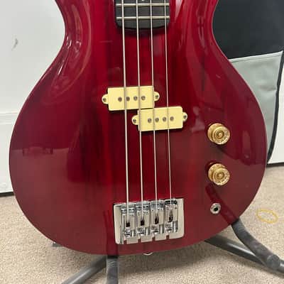 Washburn SB4R Wing Series Scavenger Bass - Trans Red w/Free Gigbag image 2