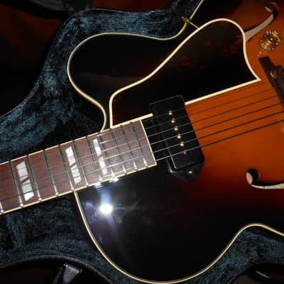 Archtop Tribute AT 350  ES 350 2017 two tone burst image 8
