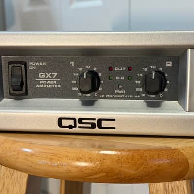 QSC GX7 2-Channel Power Amplifier 2010s - Silver image 2