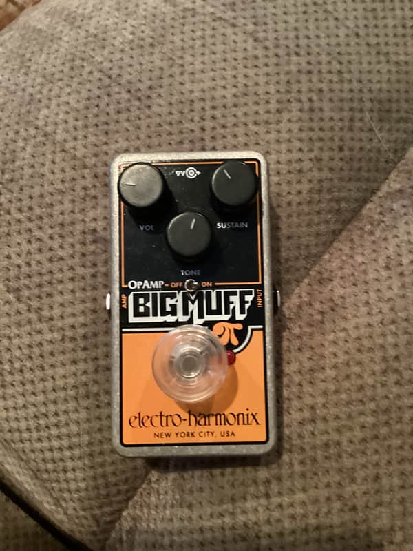 Electro-Harmonix Op Amp Big Muff Pi Reissue 2017 - Present - Black/Orange image 1