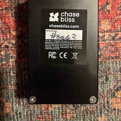 Chase Bliss Audio Billy Strings Signature Wombtone Analog Phaser 2024 - Present Black image 3