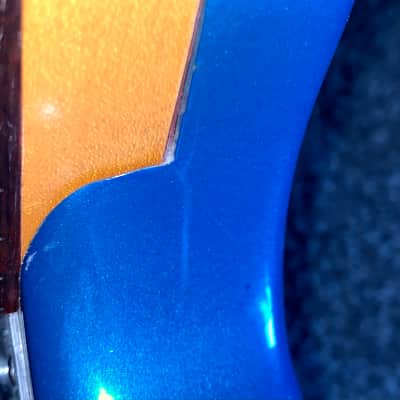 Vintage 1983 Kramer Pacer Blue burst electric guitar made in the usa image 12