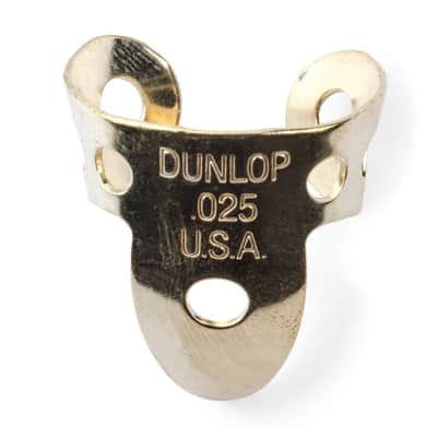 Dunlop 37R BRASS FINGER .025 - TUBO 20 PLETTRI image 2