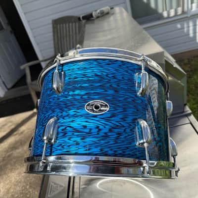 Slingerland  1973 9X13 Rack Tom  Blue Onyx image 1