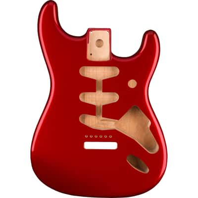Fender Classic Series 60's Stratocaster Alder Body - SSS, Vintage Bridge Mount, Candy Apple Red image 1