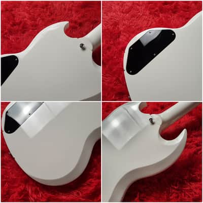 Burny RSG-60 '63 Revival Series - SG Standard - 1990-1992 - Snow White - Original VH-1 Pickups - Made In Japan MIJ image 12